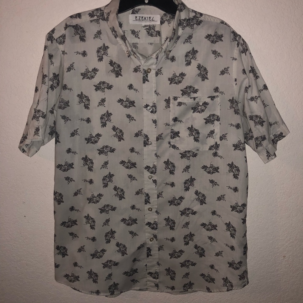 Casual Button-Down Shirt.